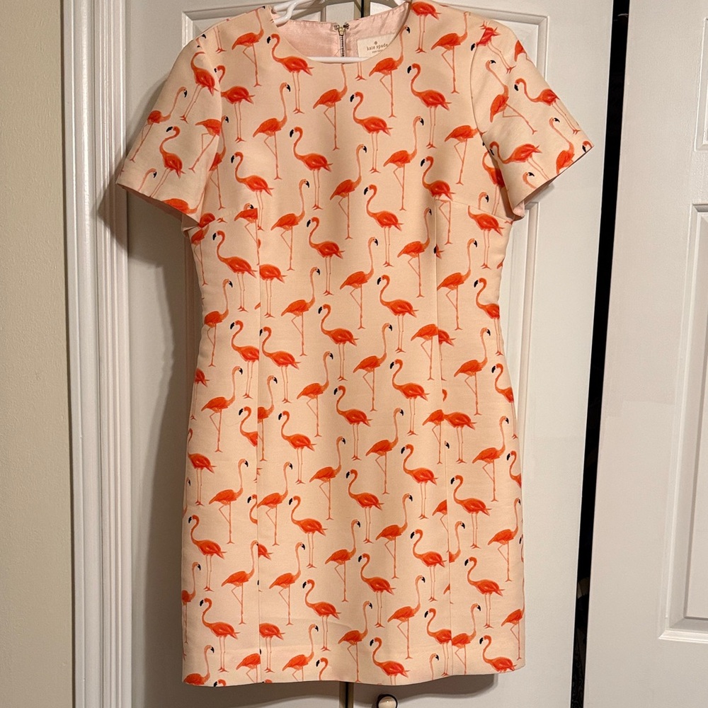 Kate Spade Flamingo Print Dress